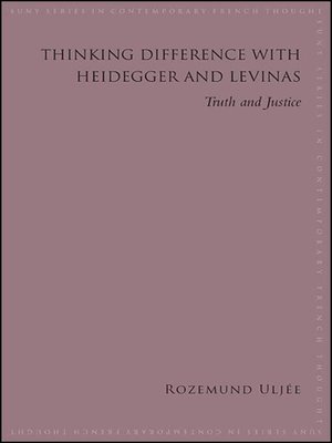 cover image of Thinking Difference with Heidegger and Levinas